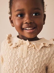 Ecru Cashmere Blend Jumper (3mths-7yrs) - Image 3 of 3