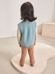 Light Blue Knitted Jumper and Leggings Set (3mths-7yrs) - Image 3 of 5