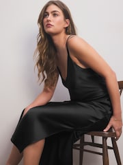 Black Satin Slip - Image 3 of 9