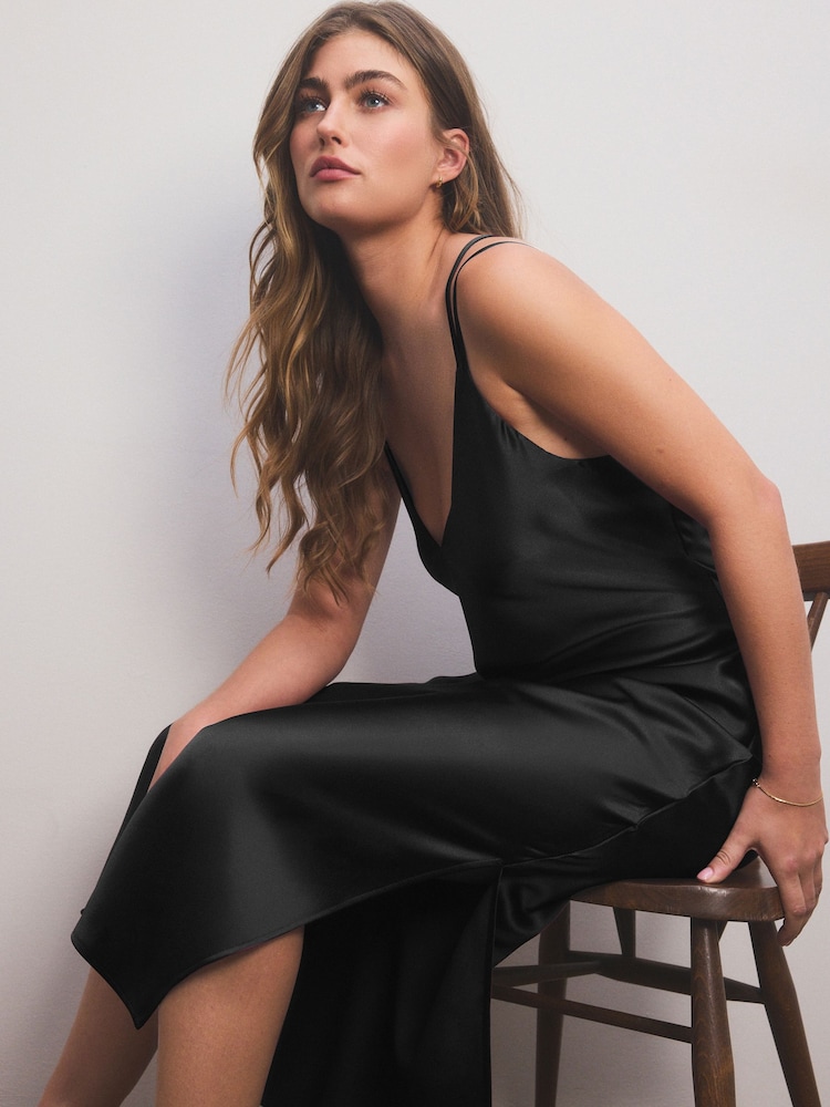 Black Satin Slip - Image 3 of 9