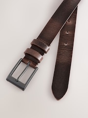 Brown Casual Leather Belt - Image 4 of 4