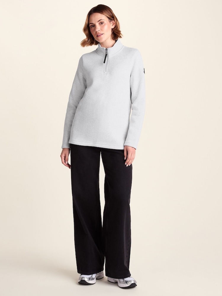 Γκρι - Tog 24 Pearson Knitlook Φλις με φερμουάρ - Εικόνα 1 από 6