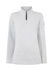 Γκρι - Tog 24 Pearson Knitlook Φλις με φερμουάρ - Εικόνα 6 από 6