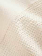 Cream Slogan 100% Cotton Textured Waffle Sweatshirt - Image 10 of 10