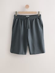 Grey Longline Sweat Shorts - Image 5 of 7