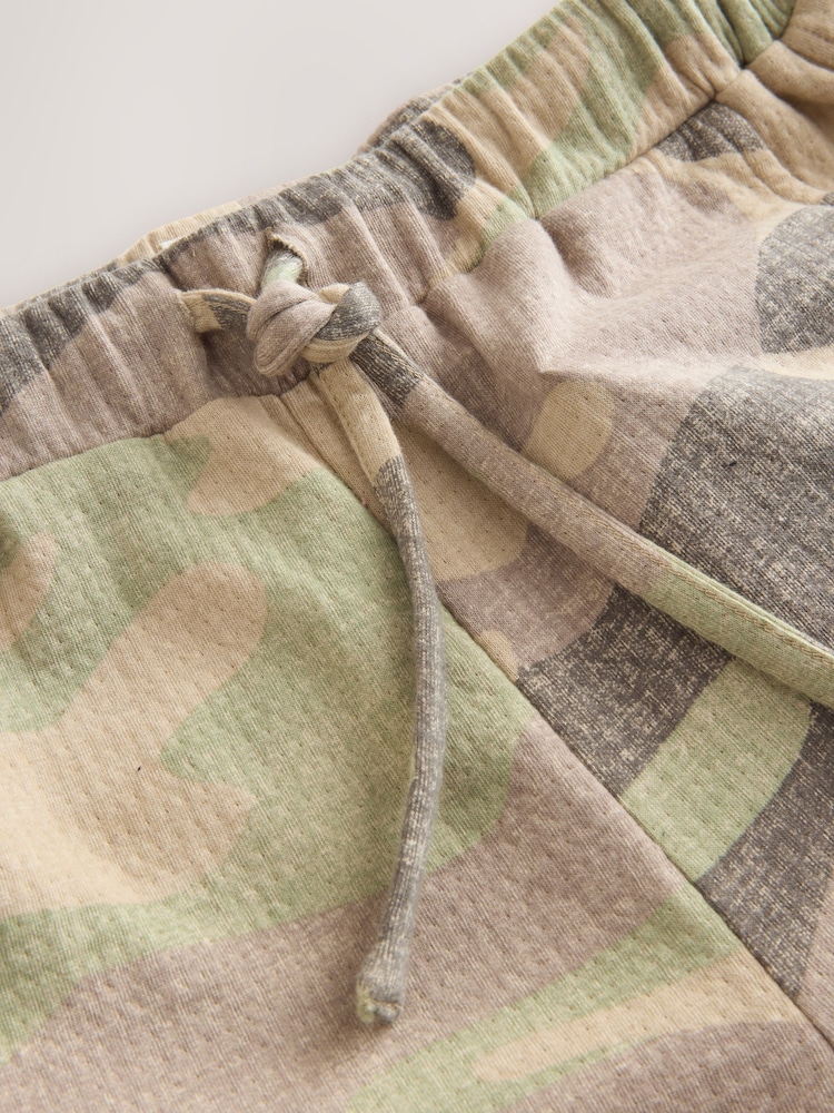 Camo 100% Cotton Textured Waffle Shorts - Image 2 of 4