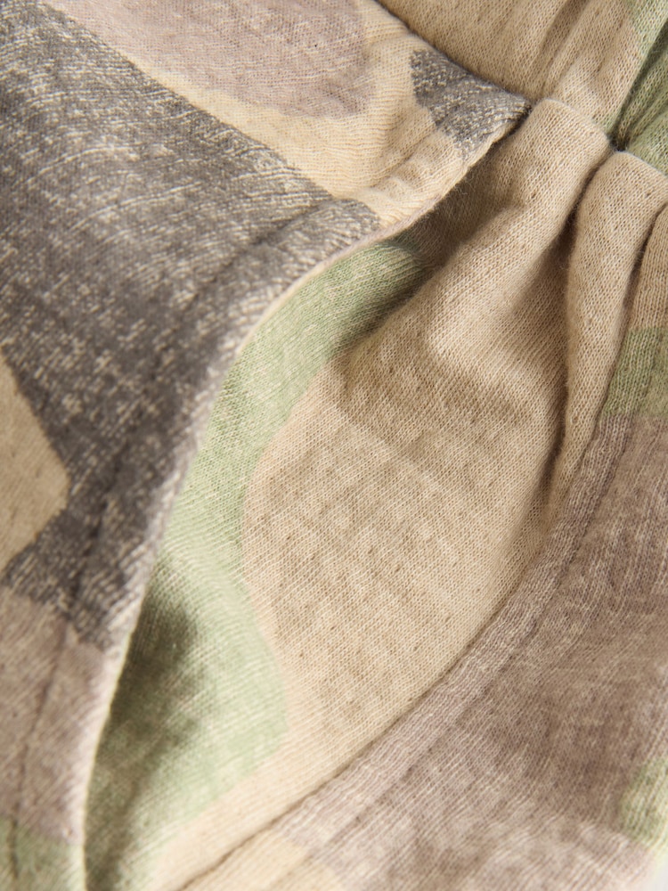 Camo 100% Cotton Textured Waffle Shorts - Image 4 of 4