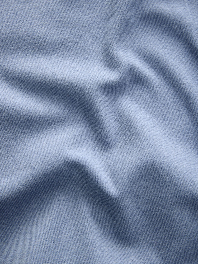 Blue Oversized Supersoft Rib T-Shirt - Image 3 of 4