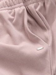Pink Supersoft Rib Wide Leg Joggers - Image 8 of 8