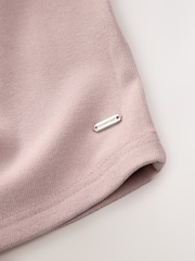 Pink Oversized Supersoft Rib T-Shirt - Image 4 of 4
