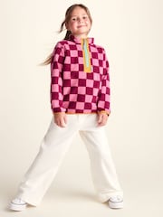 Tog 24 Pink Kids Brecknock Shaun The Sheep Print Zip Neck Fleece - Image 2 of 6