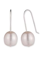 Lauren Ralph Lauren Silver Tone Freshwater Pearl Drop Earrings - Image 1 of 2