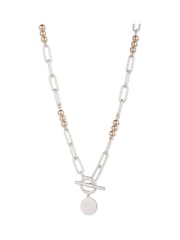 Lauren Ralph Lauren Gold Tone 17inch Beaded Link Pendant - Image 1 of 2