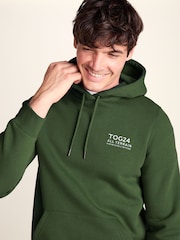Tog 24 Green Terrain Supersoft Heavyweight Graphic Print Hoodie - Image 5 of 7