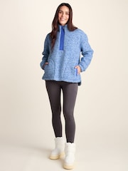 Tog 24 Blue Flossie Sherpa Zip Neck Fleece - Image 2 of 7