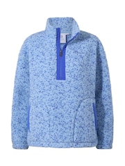 Tog 24 Blue Flossie Sherpa Zip Neck Fleece - Image 7 of 7