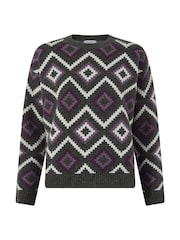 Tog 24 Solana Chunky Fairisle Inspired Knit Jumper - Bild 7 av 7