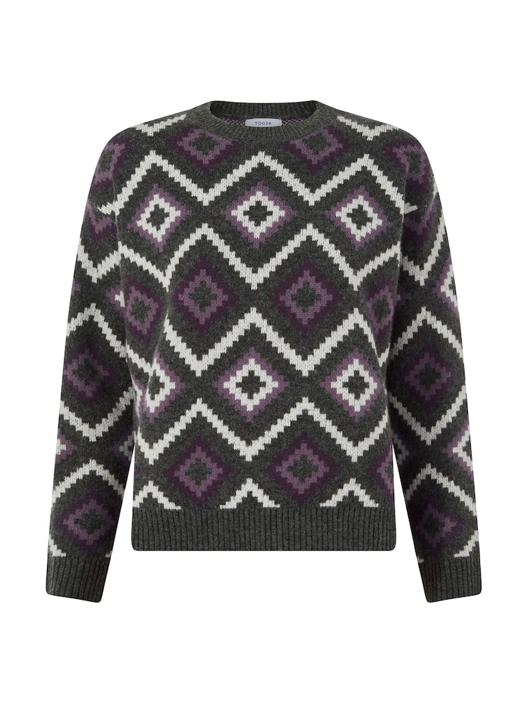 Tog 24 Solana Chunky Fairisle Inspired Knit Jumper - Bild 7 av 7 Tog 24 Solana Chunky Fairisle Inspired Knit Jumper - Bild 7 av 7
