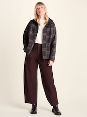 Tog 24 Brown Ortega Checked Waterproof Coat - Image 3 of 8