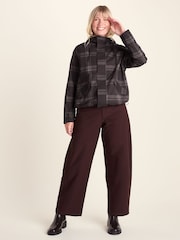 Tog 24 Brown Ortega Checked Waterproof Coat - Image 7 of 8