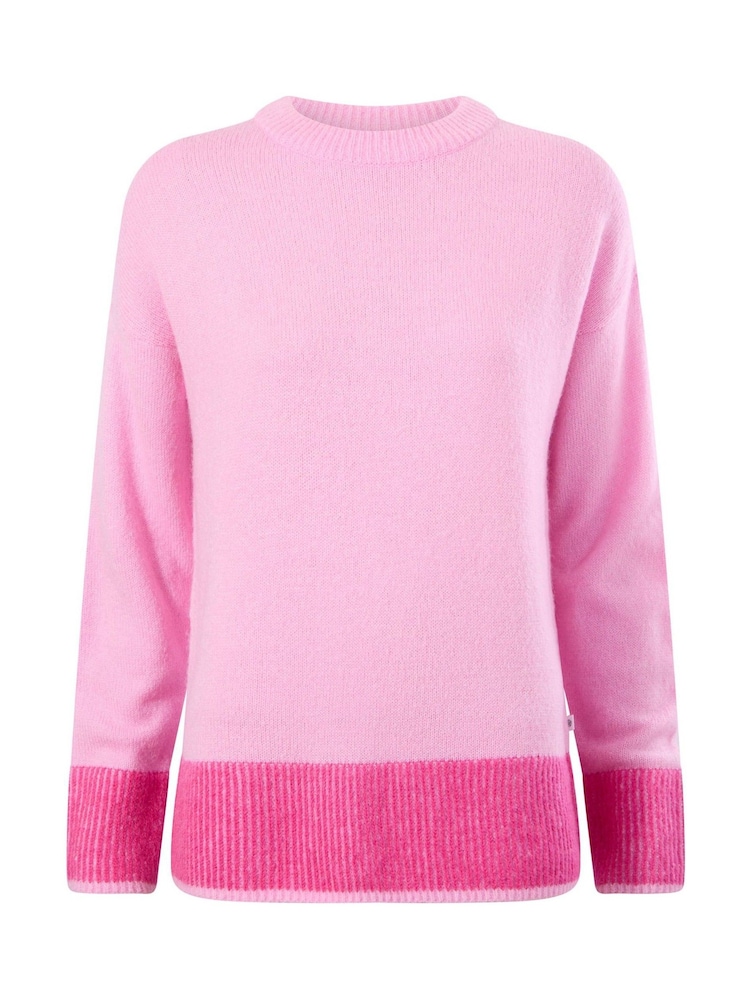 Tog 24 Pink Odette Soft Touch Knit Jumper - Image 7 of 7 Tog 24 Pink Odette Soft Touch Knit Jumper - Image 7 of 7