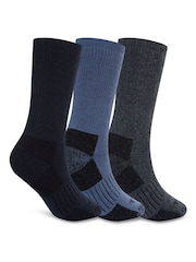 Tog 24 Blue/Grey/Black Villach Trek Starry Socks 3 Pack - Image 2 of 3