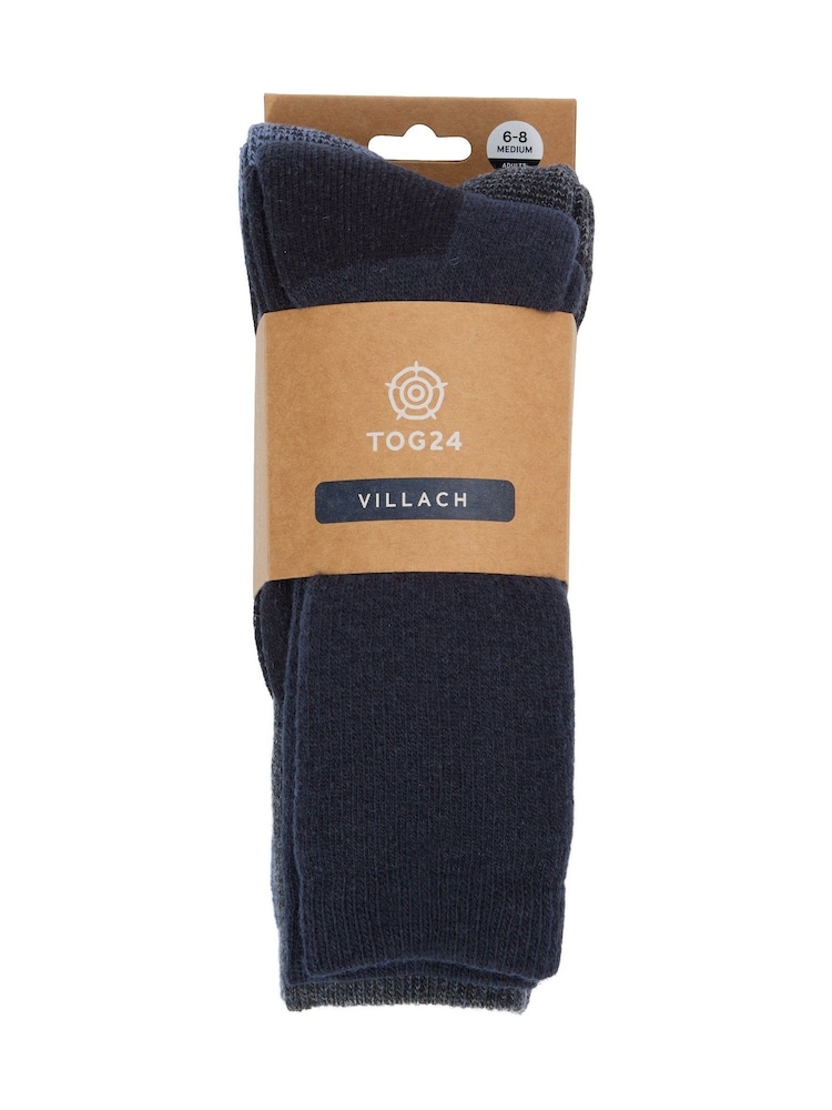 Tog 24 Blue/Grey/Black Villach Trek Starry Socks 3 Pack - Image 3 of 3