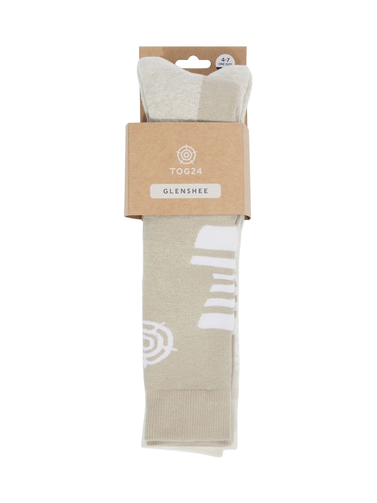 Tog 24 Brown Glenshee Technical Ski Socks 3 Pack - Image 3 of 3 Tog 24 Brown Glenshee Technical Ski Socks 3 Pack - Image 3 of 3