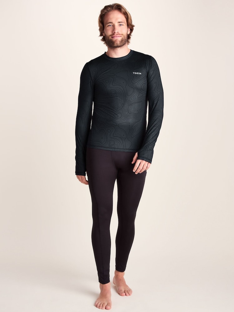 Tog 24 Black Snowdon Thermal Crew Neck Base Layer - Image 2 of 7 Tog 24 Black Snowdon Thermal Crew Neck Base Layer - Image 2 of 7