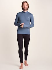 Tog 24 Blue Snowdon Thermal Quarter Zip Base Layer - Image 2 of 7