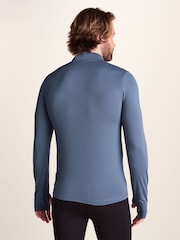 Tog 24 Blue Snowdon Thermal Quarter Zip Base Layer - Image 3 of 7