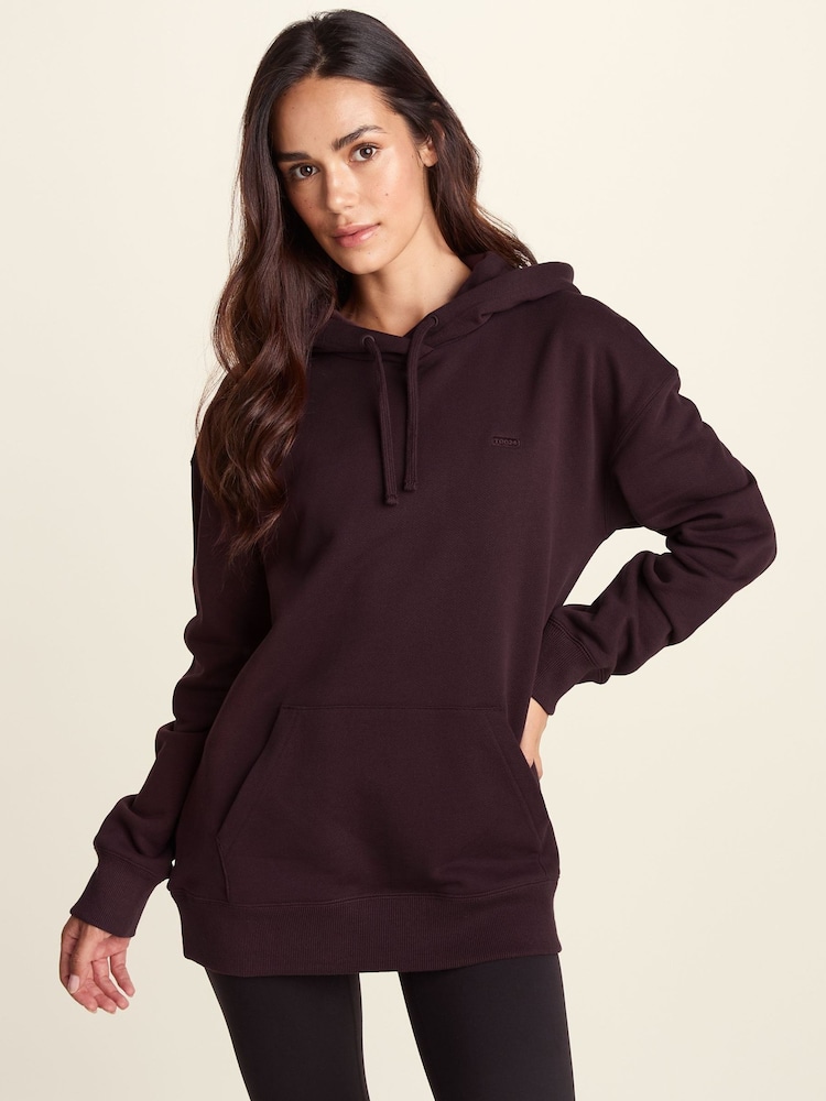 Plum lila - Tog 24 Meera Huvtröja med Relaxed Fit - Bild 1 av 6