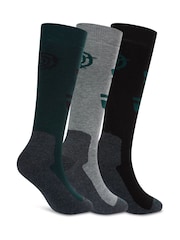 Tog 24 Grey Glenshee Technical Ski Socks 3 Pack - Image 2 of 3