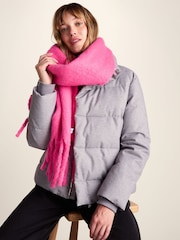 Tog 24 Pink Marlene Heavyweight Brushed Colour Block Blanket Scarf - Image 1 of 4