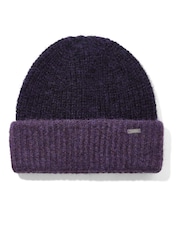 Tog 24 Purple Becky Brushed Chunky Knit Beanie - Image 4 of 4