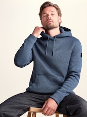 Tog 24 Blue Mosby Supersoft Knitlook Fleece Hoodie - Image 4 of 7