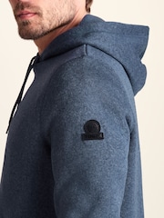 Tog 24 Blue Mosby Supersoft Knitlook Fleece Hoodie - Image 6 of 7