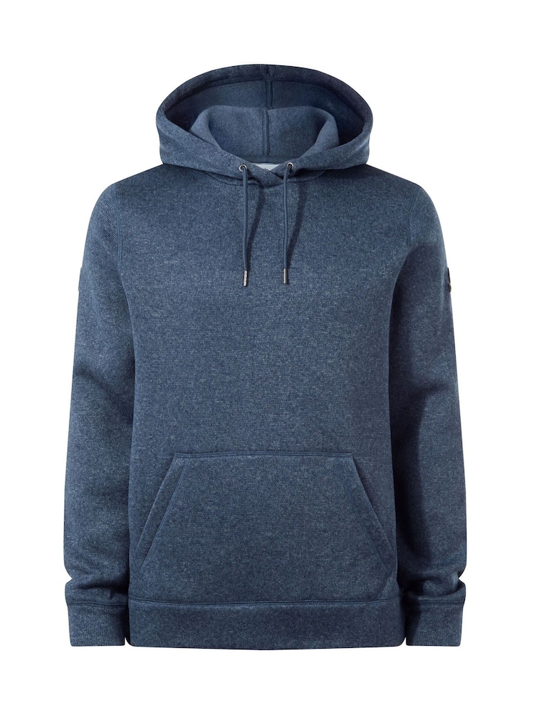 Tog 24 Blue Mosby Supersoft Knitlook Fleece Hoodie - Image 7 of 7