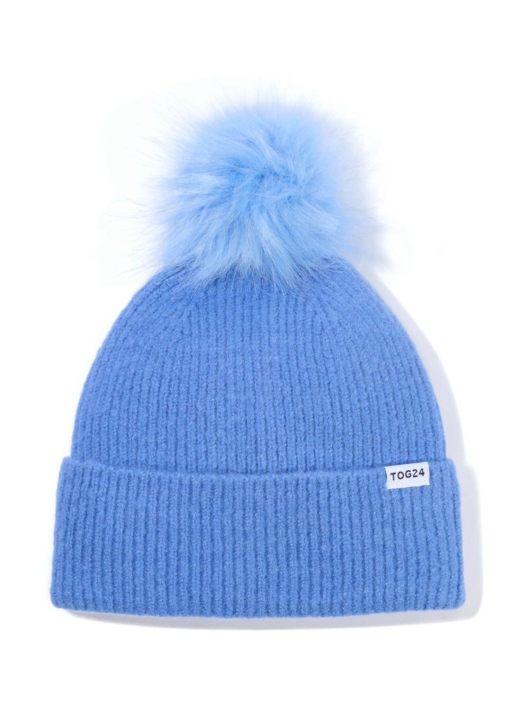 Tog 24 Blue Anya Knitted Hat - Image 4 of 4 Tog 24 Blue Anya Knitted Hat - Image 4 of 4