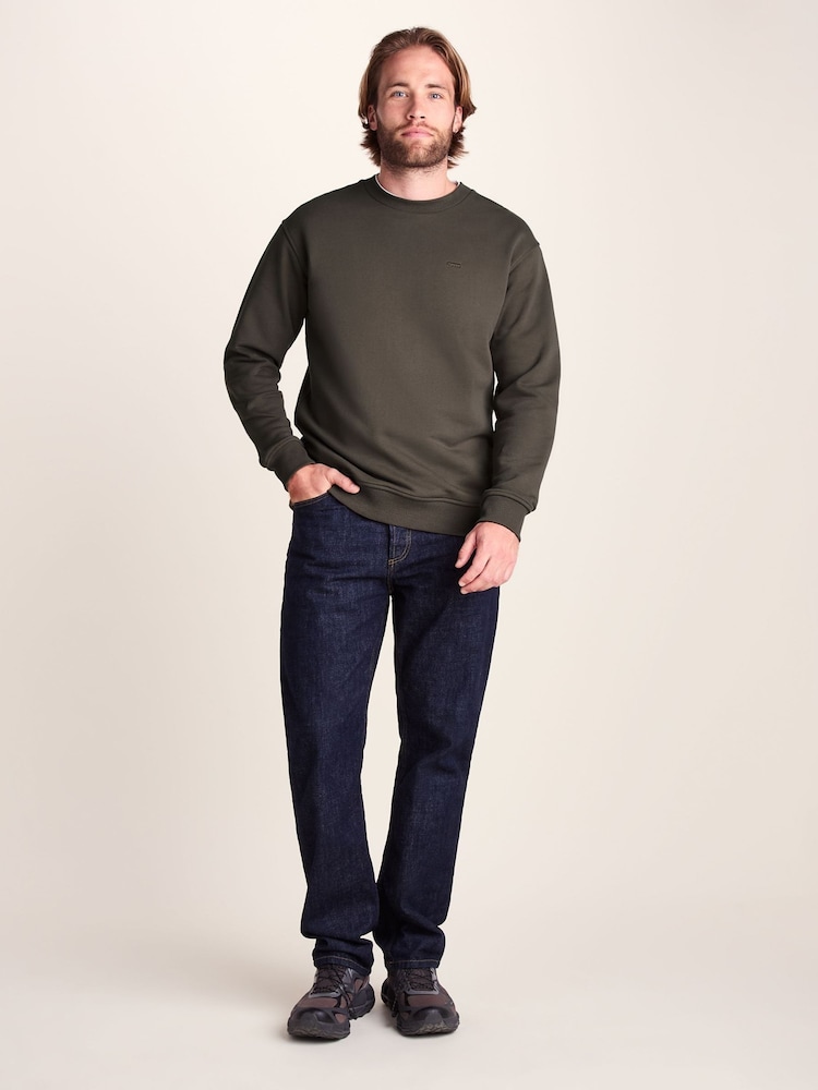 Tog 24 Brown Warren Heavyweight Sweat Top - Image 2 of 6 Tog 24 Brown Warren Heavyweight Sweat Top - Image 2 of 6