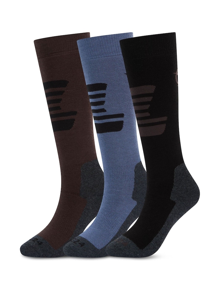 Tog 24 Black Glenshee Technical Ski Socks 3 Pack - Image 1 of 3 Tog 24 Black Glenshee Technical Ski Socks 3 Pack - Image 1 of 3