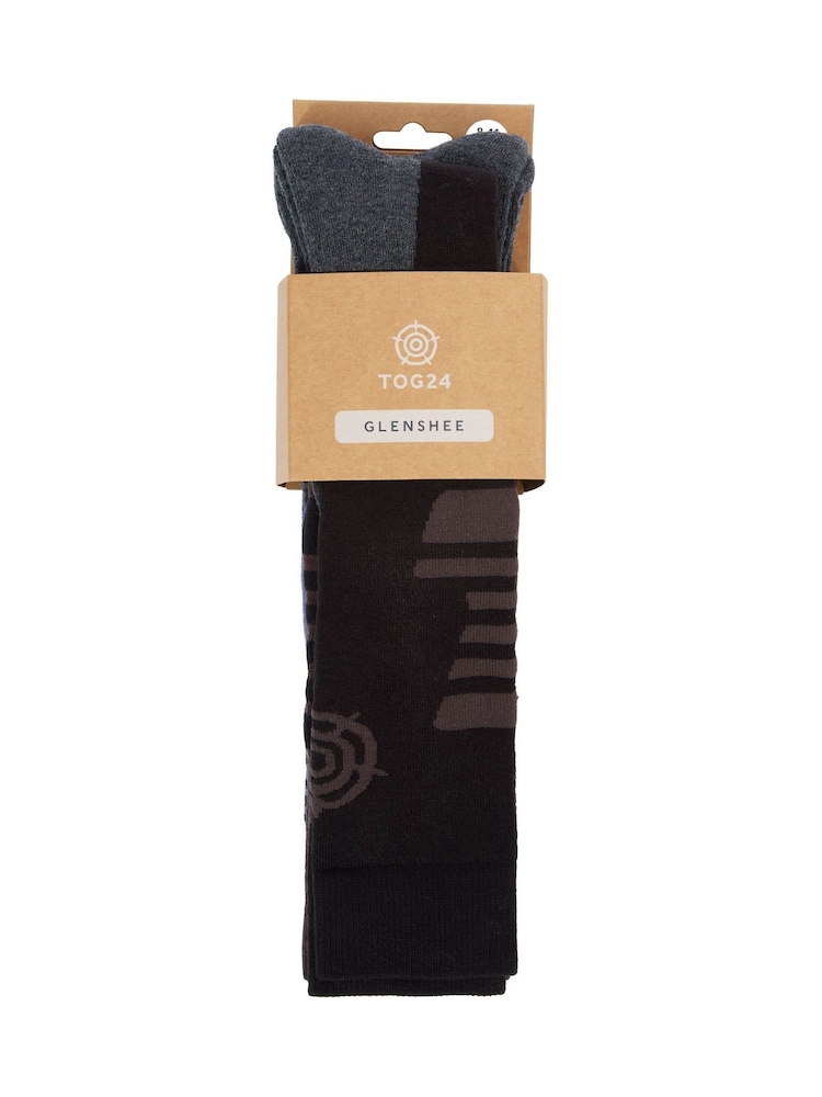 Tog 24 Black Glenshee Technical Ski Socks 3 Pack - Image 3 of 3 Tog 24 Black Glenshee Technical Ski Socks 3 Pack - Image 3 of 3