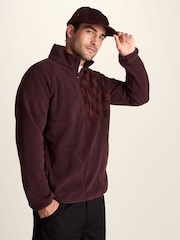 Tog 24 Brown Barker Midweight Microfleece Half Zip Pullover Fleece - Image 1 of 7