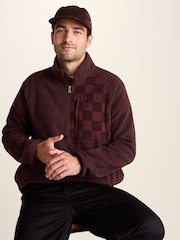 Tog 24 Brown Barker Midweight Microfleece Half Zip Pullover Fleece - Image 4 of 7