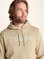 Tog 24 Brown Garsdale Supersoft  Heavyweight Graphic Print Hoodie - Image 5 of 6