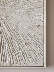 Sosandar Natural Textured Abstract Wall Art - Image 4 of 6