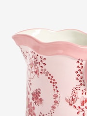 Cath Kidston Pink Floral Jug Vase - Image 7 of 7