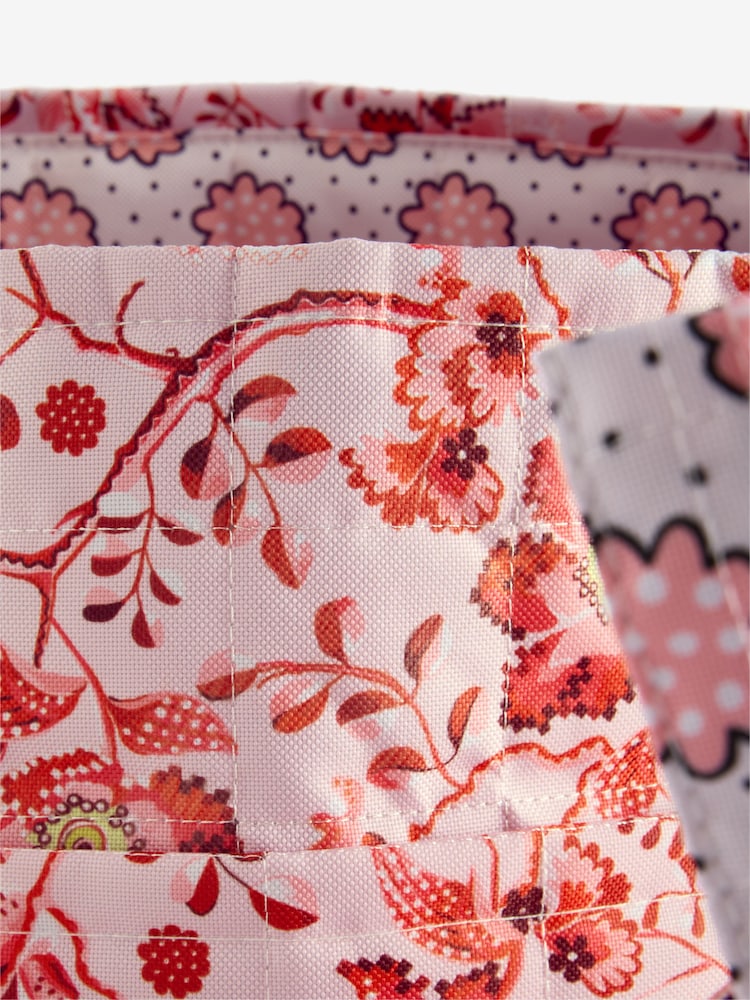 Cath Kidston Set of 2 Pink/Cream Floral Quilted Storage Bags - Image 7 of 7