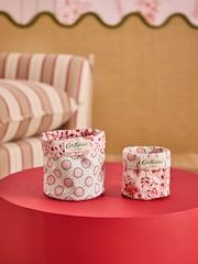Cath Kidston Set of 2 Pink Floral Reversible Storage Bags - Image 2 of 6