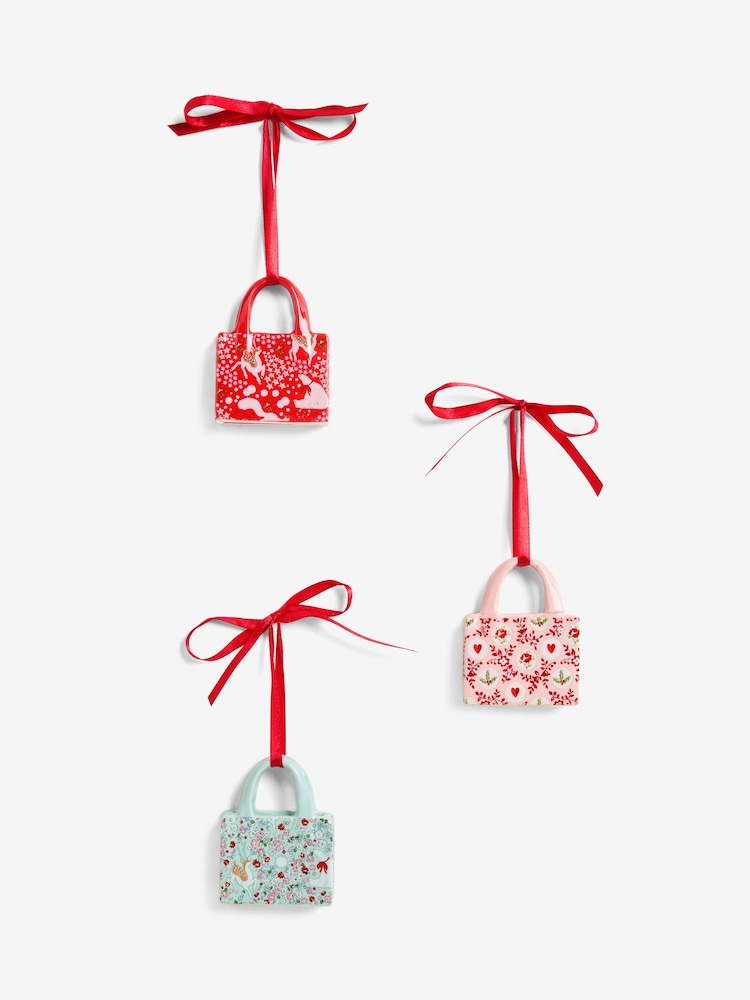 Cath Kidston Pink/Green Set of 3 Decorations - Image 2 of 6